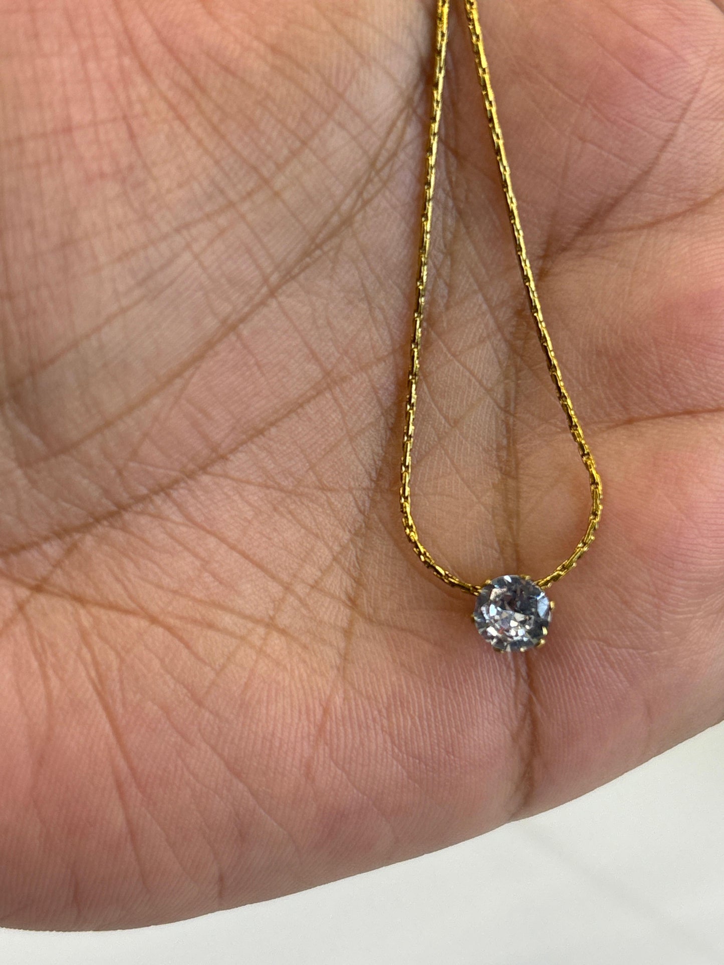 Solitaire Necklace